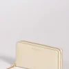 portafoglio zip bianco naturale