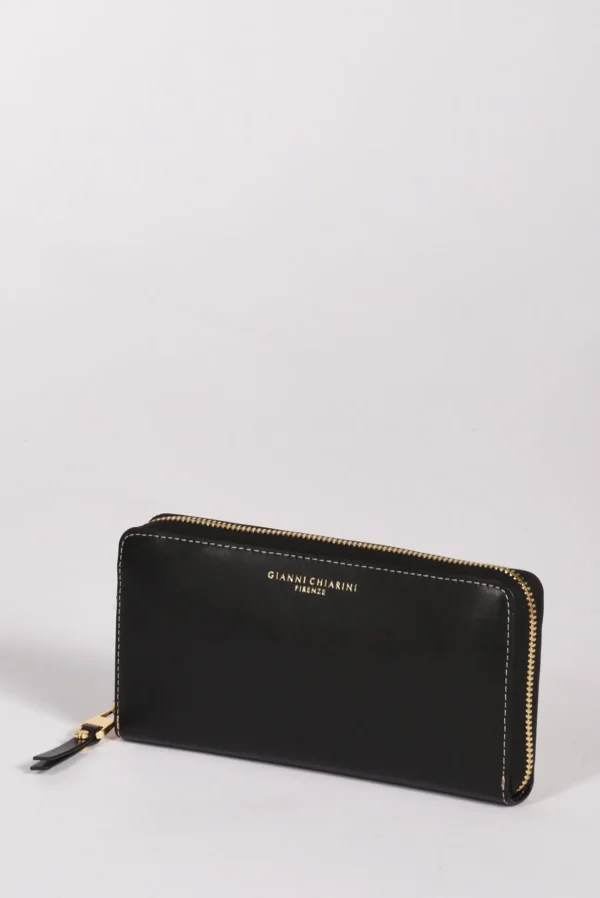 portafoglio zip nero