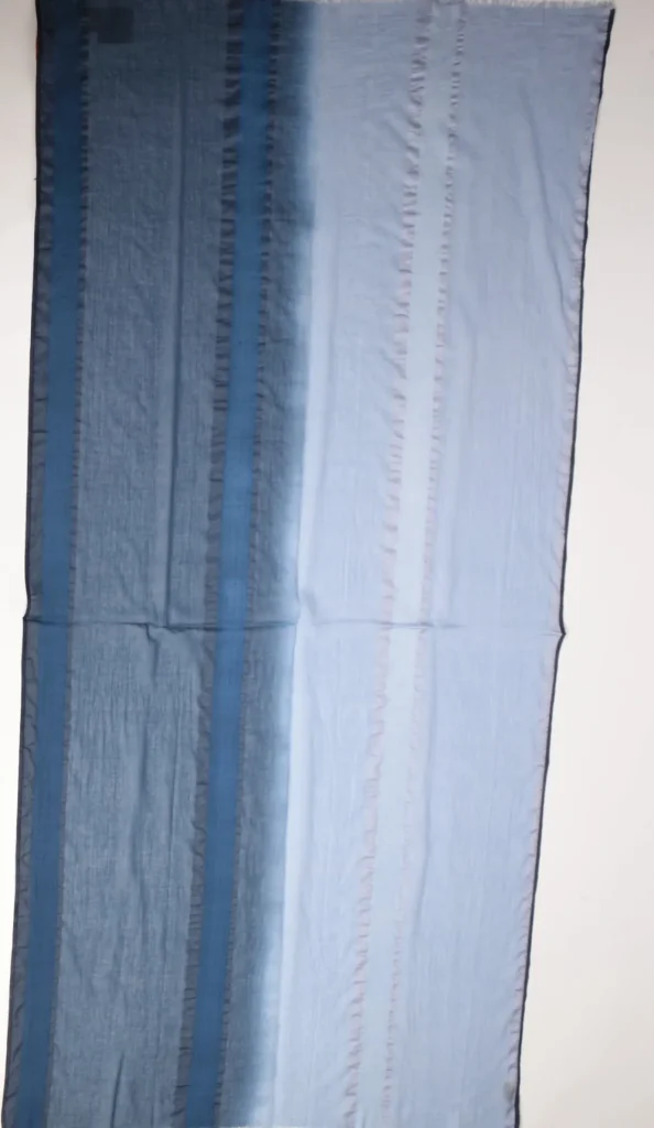sciarpa stampata azzurro/blu