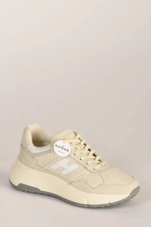 sneakers h669 beige/bianco