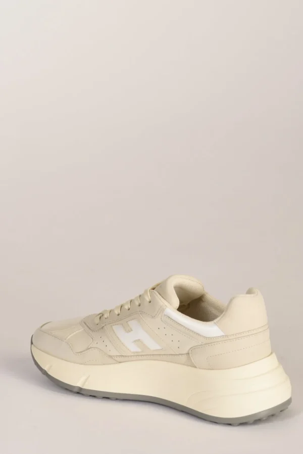 sneakers h669 beige/bianco