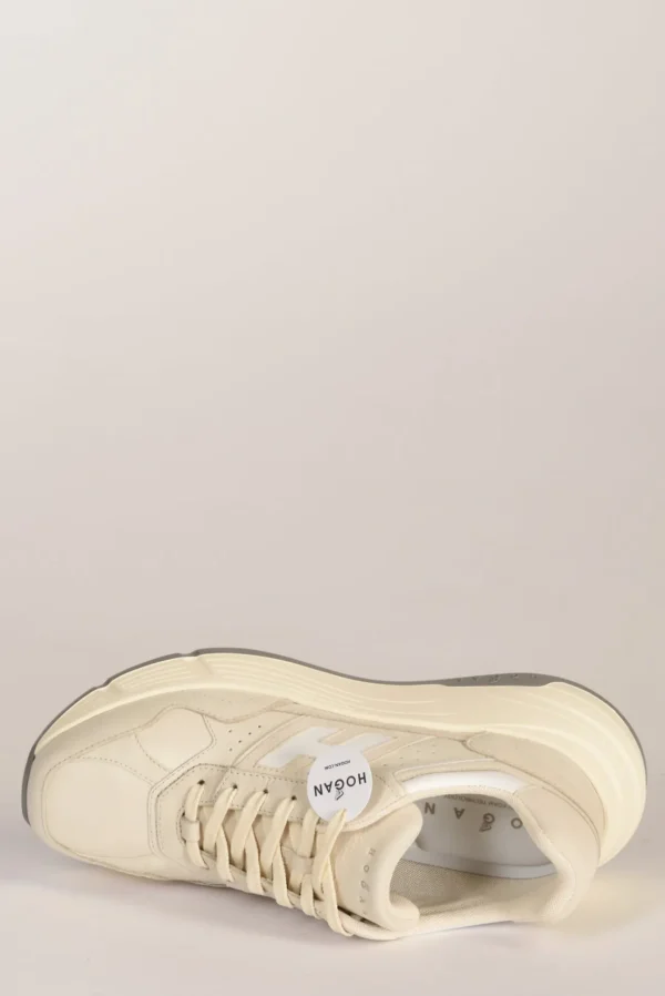 sneakers h669 beige/bianco