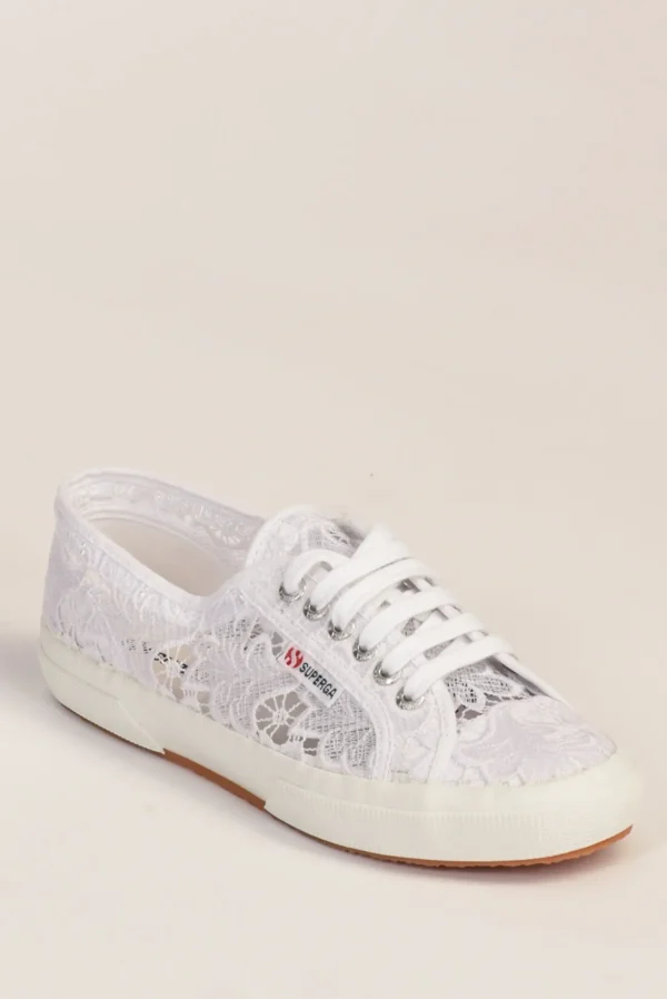 sneakers macrame bianco