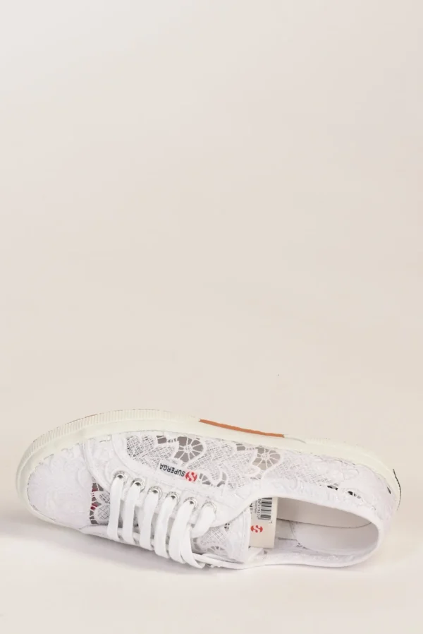 sneakers macrame bianco