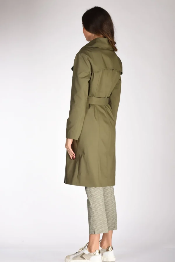 trench cintura verde