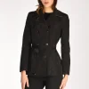 trench corto nero