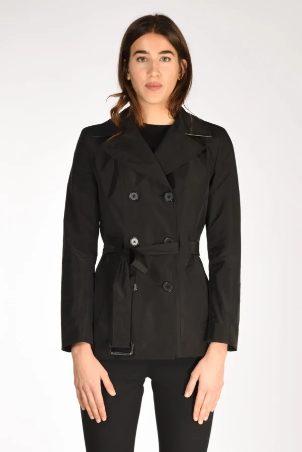trench corto nero