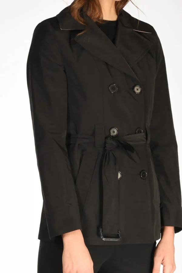 trench corto nero