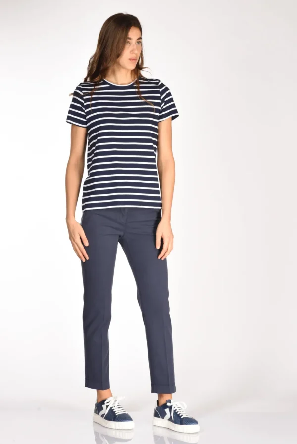 tshirt rigata blu/bianco