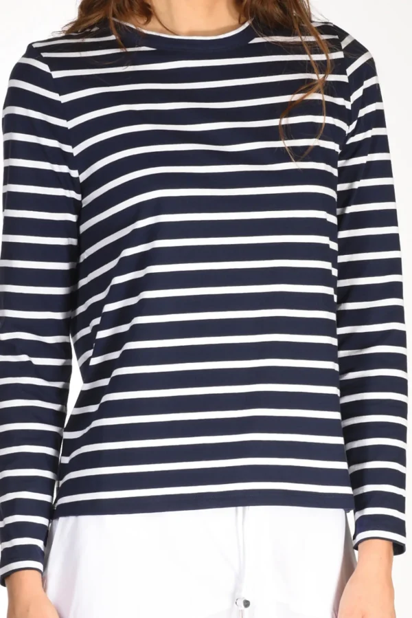 tshirt rigata blu/bianco