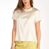 tshirt seta bianco