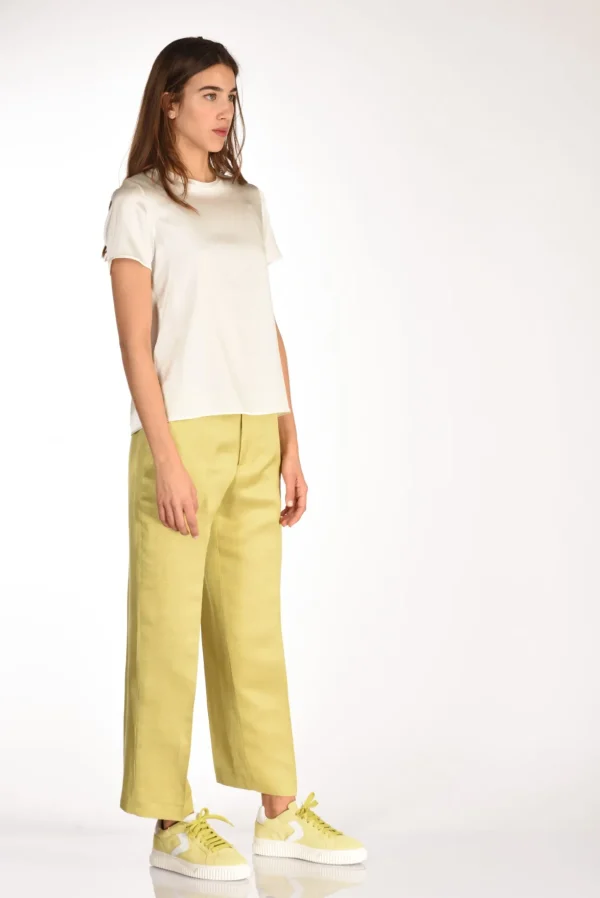 tshirt seta bianco