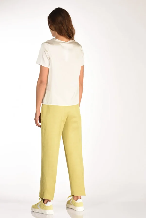tshirt seta bianco