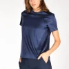 tshirt seta blu