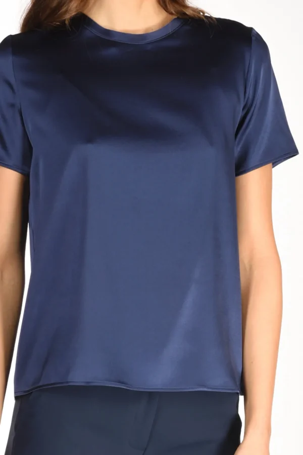 tshirt seta blu