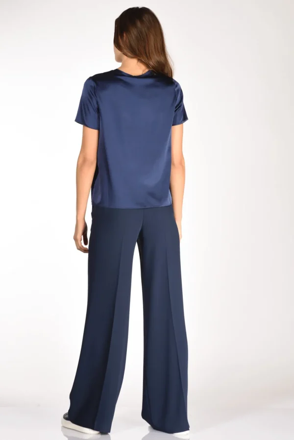 tshirt seta blu