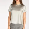 tshirt seta grigio perla