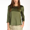 tshirt seta verde