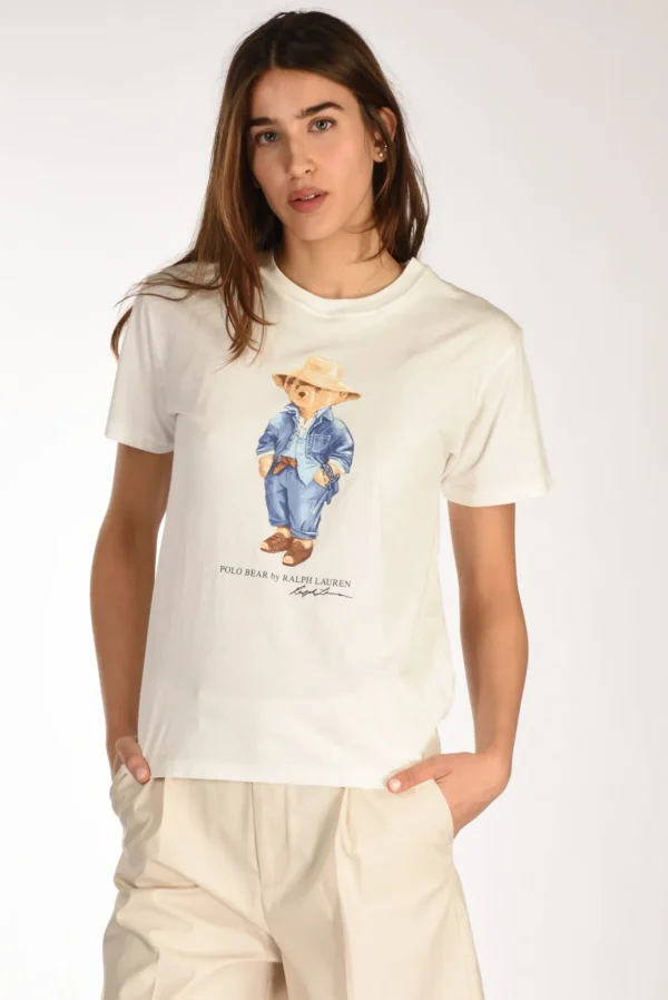 tshirt stampata bianco